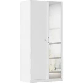 Rauch Wäscheschrank Bergheim 91 x 197 x 54 cm Weiß