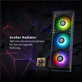 Lian Li HydroShift LCD 360RGB, schwarz