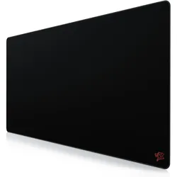 Titanwolf Gaming Mauspad, XXXL Speed Mousepad 1200 x 600 mm, Geschwindigkeit & Präzision, Logo rot