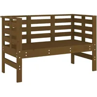 VidaXL Gartenbank Honigbraun 111,5x53x71 cm Massivholz Kiefer