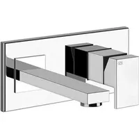 GESSI Gessi, Rettangolo Fertigmontageset Einhebelmischer Waschtisch mit Auslauf, links,