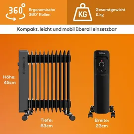 Tronitechnik Ölradiator TT-OR 211 2500 W Schwarz