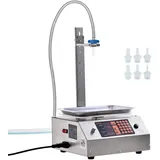 Vevor Abfüllmaschine 17 L/min Flüssigkeitsabfüllmaschine 30–15.000 g pro Füllung Flaschenabfüllmaschine 26 x 26,3 x 13 cm Pastenfüllmaschine Automatik und Füllmaschine Wein Milch usw.