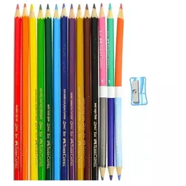 Faber-Castell Farbstifte ECO + 3 Bicolor 15 St. mehrfarbig