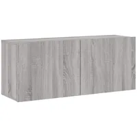 VidaXL TV-Wandschrank Grau Sonoma 100x30x41 cm