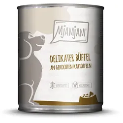 MjAMjAM – ausgewählte Fleischsorten 800g MjAMjAM Hund 6x800g Büffel mit Kartoffel