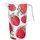 Gedalabels Krug mit Deckel Erdbeeren 1,5l | Karaffe | Outdoor | Outdoorgeschirr | Saftkrug | Camping | Garten | Sommer | GEDA Labels | Campinggeschirr