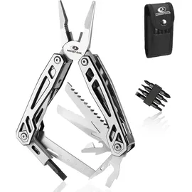 luxuskollektion Multitool 21 in 1 mit Klappmesser und Tasche mehrfarbig