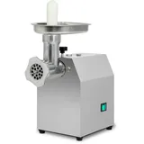 Vertes Fleischwolf Fleischmaschine Faschiermaschine Elektrisch, Edelstahl, 80 kg/h, Größe 8, Professionell f. Gastro, 2 Einfüllschalen, 4 Lochscheiben, 2 Messer, Stopfer, Vor-, Rückwärtsgang