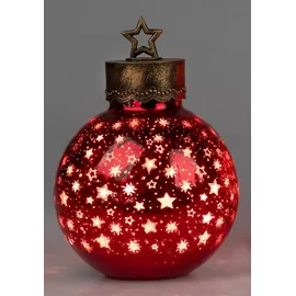 Formano Deko-Kugel, Sterne_Rot, 30 cm