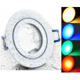 LC Light 2xLed Feuchtraum Einbaustrahler weiß/RGB