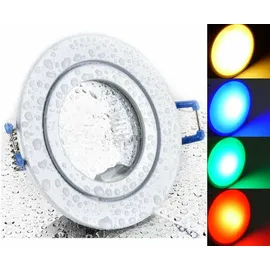 LC Light 2xLed Feuchtraum Einbaustrahler weiß/RGB