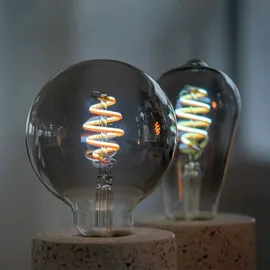 Hombli Filament Bulb CCT E27 ST64-Amber 2er-Set