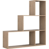 VCM Holz Stand Treppenregal Stufenregal Standregal Raumteiler Bücherregal Dubila M