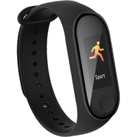 Umbro Fitness Tracker Bluetooth – Smart Watch mit Sportfunktionen – Fitnessuhr HR und Körpertemperatursensor – Schrittzähler 0,96 Zoll Touc...