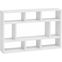 FineBuy Wandregal 75 x 16 x 51 cm Weiß