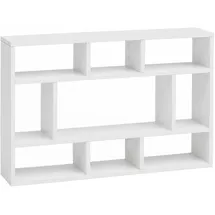 FineBuy Wandregal 75 x 16 x 51 cm Weiß