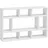 FineBuy Wandregal 75 x 16 x 51 cm Weiß