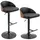 Homcom Barhocker 49,5 x 96 x 48 cm Schwarz