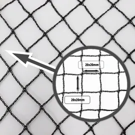 Aquagart Teichnetz 12m x 10m schwarz Fischteichnetz Laubnetz Netz Vogelschutznetz robust