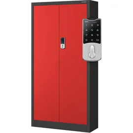 Jan Nowak Daniel Aktenschrank 185 x 90 x 40 cm Rot