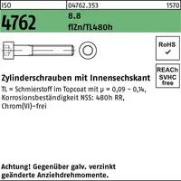 Industrial Quality Supplies ISO 4762 Zylinderschrauben 8.8 M 6