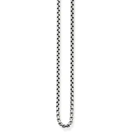 Thomas Sabo Venezia-Kette 925 Sterling Silber geschwärzt 80 cm
