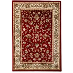 Orientteppich Kaschan 200 x 290 cm Polypropylen Rot