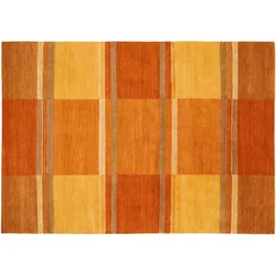 Teppich OCI DIE TEPPICHMARKE "Sensation Soya" Gr. 6, rosa (kupfer), B:200cm H:6mm L:300cm, Seide, Wolle, Teppiche, handgeknüpft, Wohnzimmer