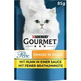 PURINA GOURMET PERLE GENUSS KATZENFUTTER NASSFUTTER MIT HUHN IN SAUCE 26x85gr