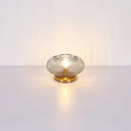 GLOBO Tischlampe Rauchglas 1 St.