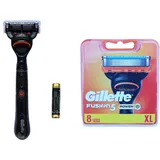 8 Gillette Fusion5 Power Rasierklingen in OVP+ Fusion Power Rasierer = 9 Klingen
