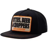 King Kerosin Titties, Beer & Choppers Flatbrim Cap schwarz Einheitsgröße