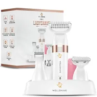 Wellshave 5 in 1 Ladyshaves für Frauen - Rasierer und Bikinitrimmer für Damen