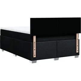 vidaXL Boxspringbett 160 x 200 cm Schwarz