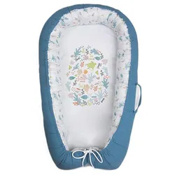 Babynestchen - 80x45cm - Warmer Baby Nestchen für Babybett - Schlafnes