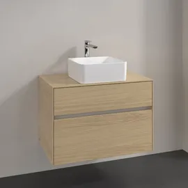 Villeroy & Boch Collaro Waschbeckenunterschrank 80 x 55 cm Nordic Oak