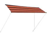 vidaXL Einziehbare Markise 400 x 150 cm braun/orange