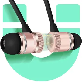 Avizar Magnetische Bluetooth In-Ear Kopfhörer Gold/Rosa