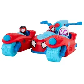 Jazwares Spidey 3-in-1 Fahrzeug Jet - 2 Motorräder