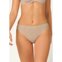 Sloggi Damen sloggi Basic+ Plus Tai Briefs Beige Baumwolle 50