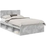 vidaXL Bettrahmen 120 x 200 cm Grau