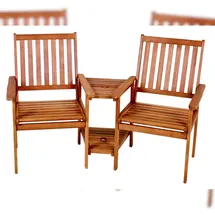 deluke VERONA Gartenstuhl 160 x 96 x 77 cm braun wetterfest