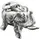 GALLAY Charm-Einhänger Elefant Silber 925