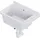 QLS Ausgussbecken 50x34 cm Kunststoff mit Siphon Weiß