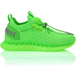 Sneaker PLEIN SPORT "Runner Sneaker", Gr. 43, 27, acidgrün, Schuhe