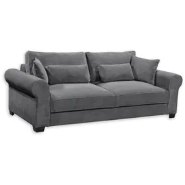 ed exciting design ANGELINA Bequemes Schlafsofa in Cord-Optik mit Bettkasten, - Ausziehbares Sofa mit Schlaffunktion - 250 x 95 x 125 cm (B/H/T)