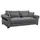 ed exciting design ANGELINA Bequemes Schlafsofa in Cord-Optik mit Bettkasten, - Ausziehbares Sofa mit Schlaffunktion - 250 x 95 x 125 cm (B/H/T)