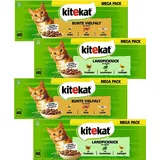 Kitekat Mix Landpicknick + Bunte Vielfalt 96 x 85 g