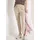 Cecil Mid Waist Slim Leg Hose Casual Fit Beige XXL
